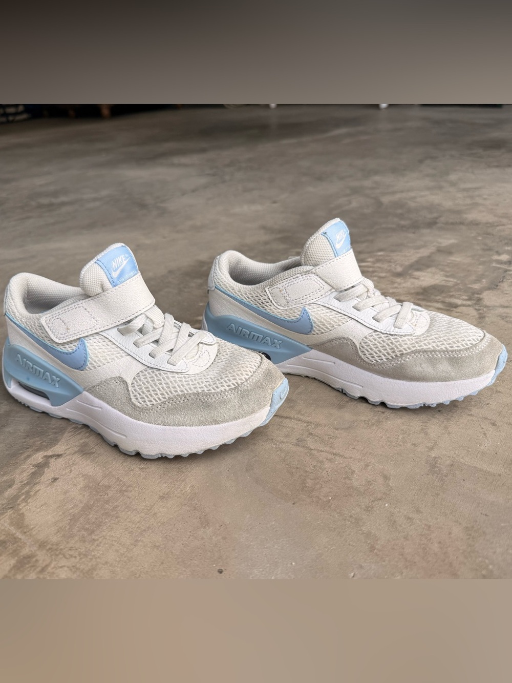 Nike Kids' blue and Gray Air Max Sneakers